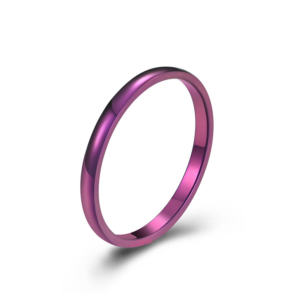 2mm Simple Pinky Ring - GiftBB.com