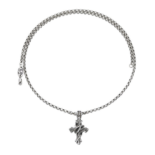 925 Sterling Silver Vine Cross Pendant (1) | GiftBB.com