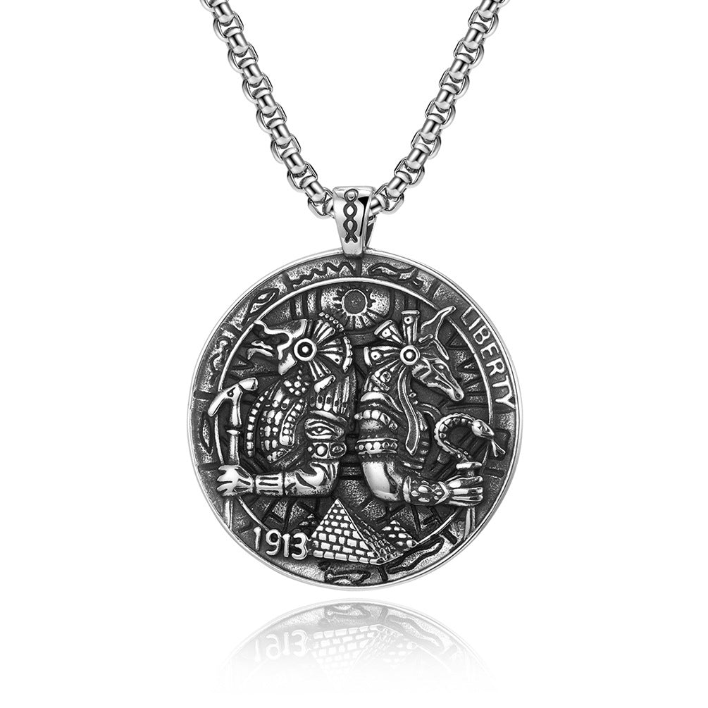 Ancient Egyptian Anubis Grim Reaper Pendant_1 GiftBB.com