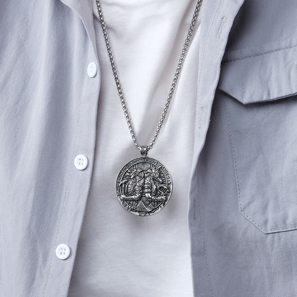 Ancient Egyptian Anubis Grim Reaper Pendant_2 GiftBB.com