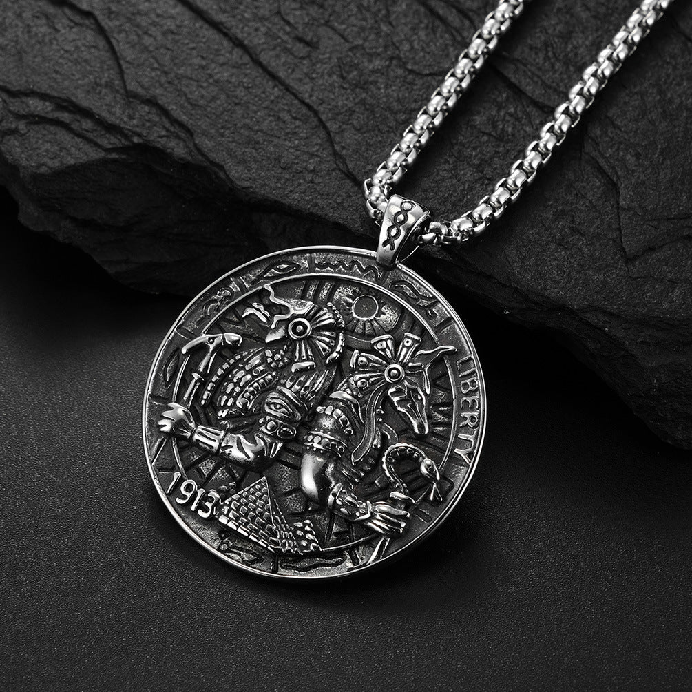 Ancient Egyptian Anubis Grim Reaper Pendant_4 GiftBB.com