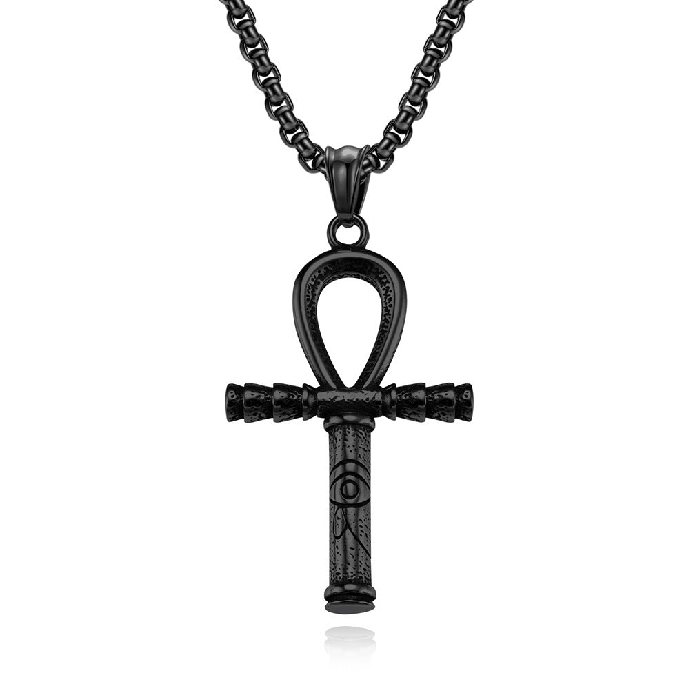Ancient Egyptian Eye of Horus Ankh Cross Pendant_3 GiftBB.com