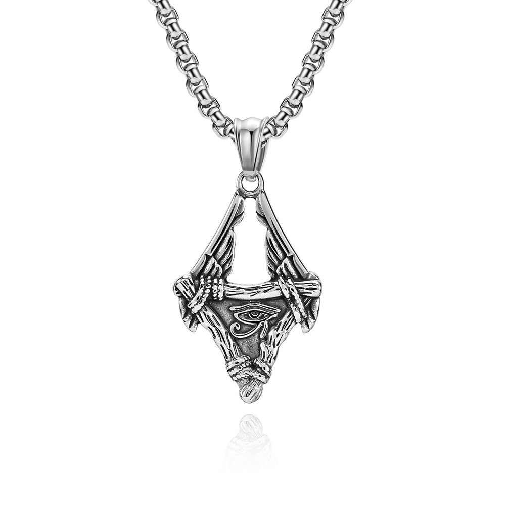 Ancient Egyptian Eye of Horus Wings Pendant_1 GiftBB.com