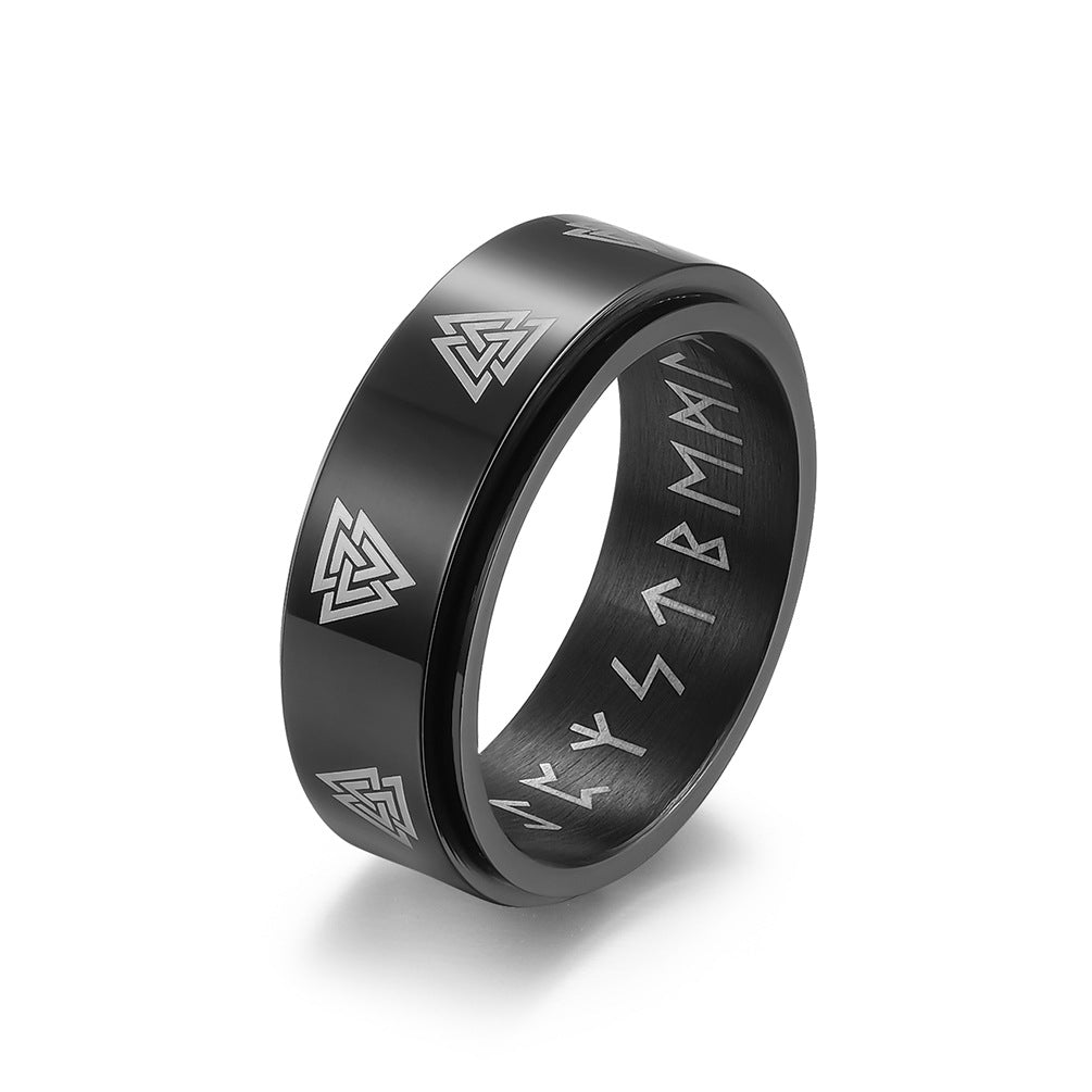 Celtic Eternity Triangle Knot Ring (1) GiftBB.com