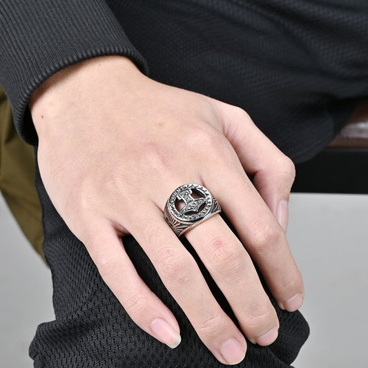 Celtic Knot Axe Ring GiftBB.com