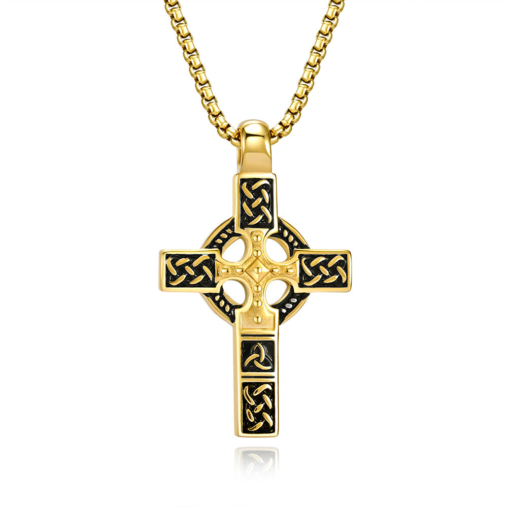 Celtic Knot Cross Necklace GiftBB.com