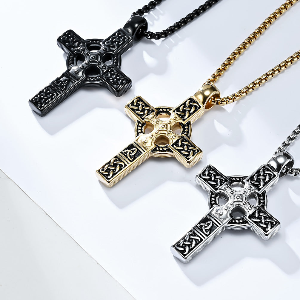 Celtic Knot Cross Necklace GiftBB.com