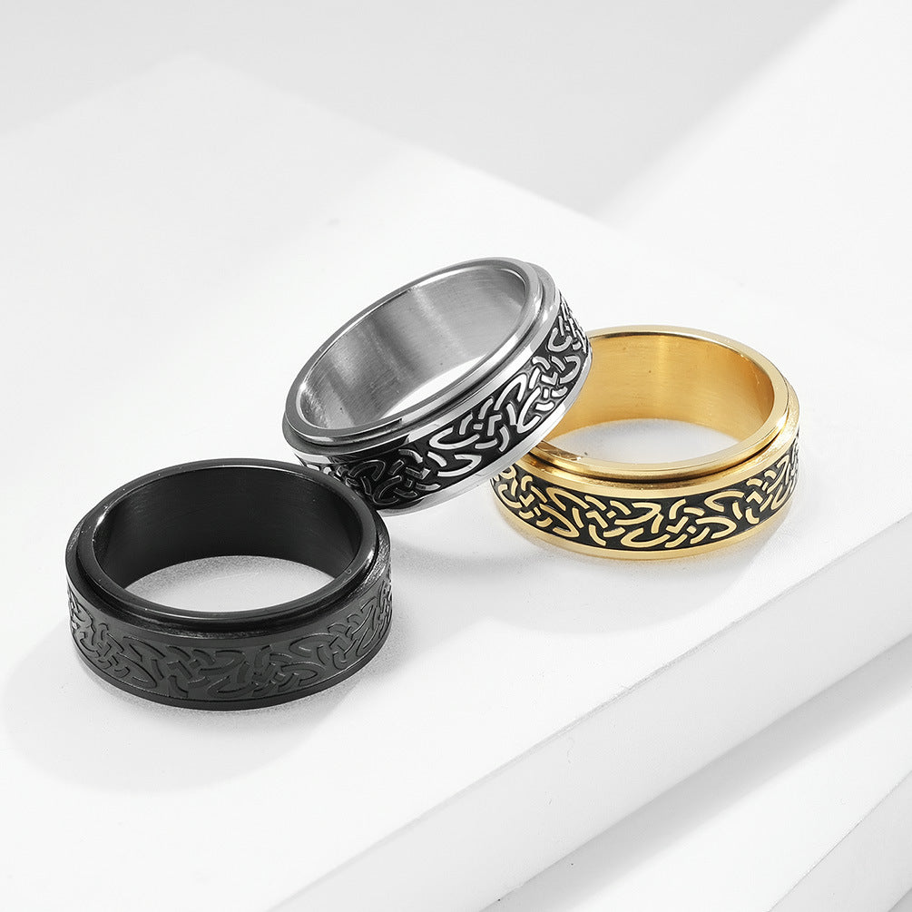 Celtic Knot Spinner Ring GiftBB.com