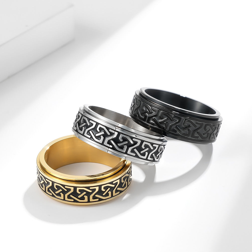 Celtic Knot Spinner Wedding Ring GiftBB.com