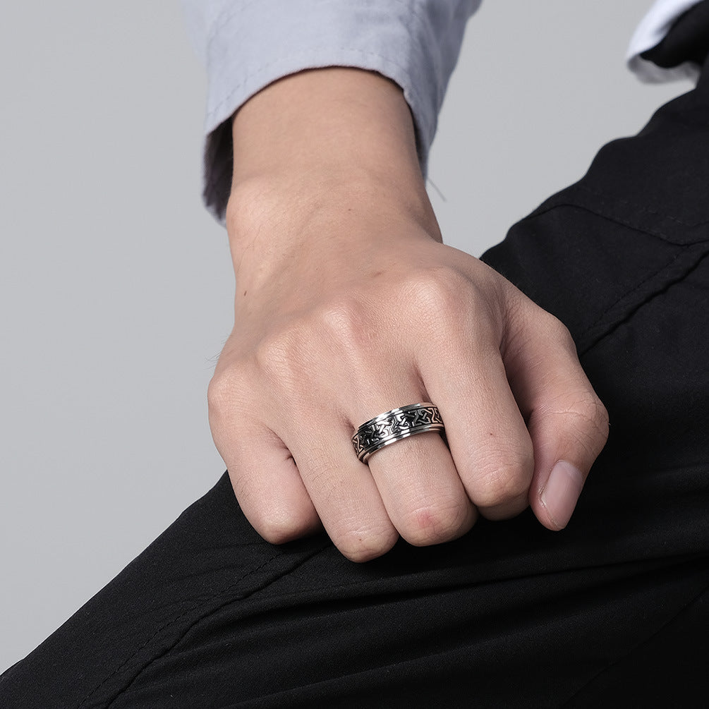 Celtic Knot Spinner Wedding Ring GiftBB.com