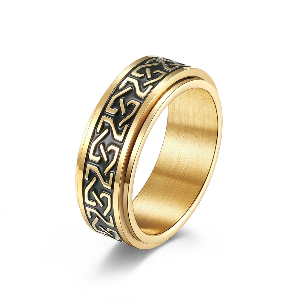 Celtic Knot Spinner Wedding Ring GiftBB.com