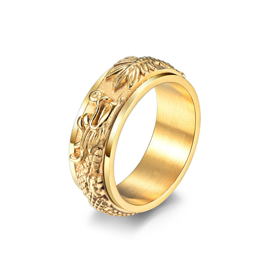 Chinese Dragon Spinner Ring GiftBB.com