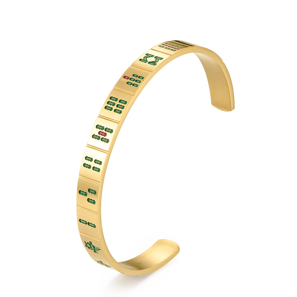 Chinese Mahjong Bracelet GiftBB.com