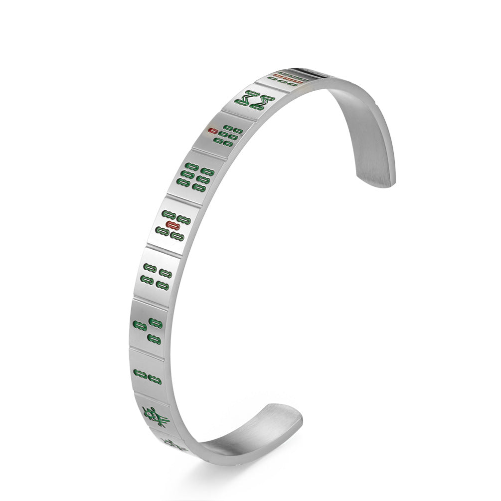 Chinese Mahjong Bracelet GiftBB.com