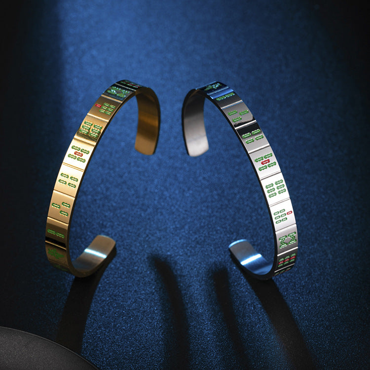 Chinese Mahjong Bracelet GiftBB.com