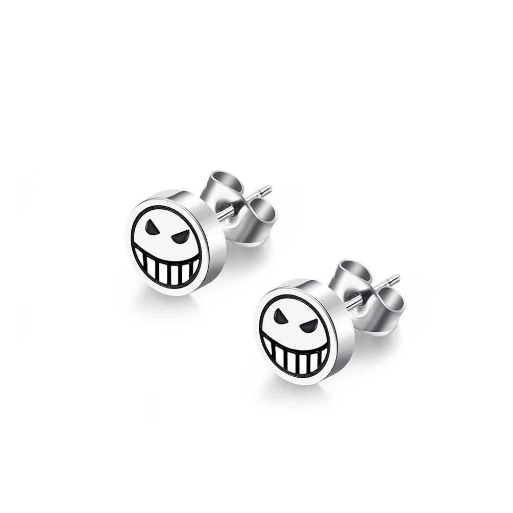 Crying Smiley Face Earrings GiftBB.com