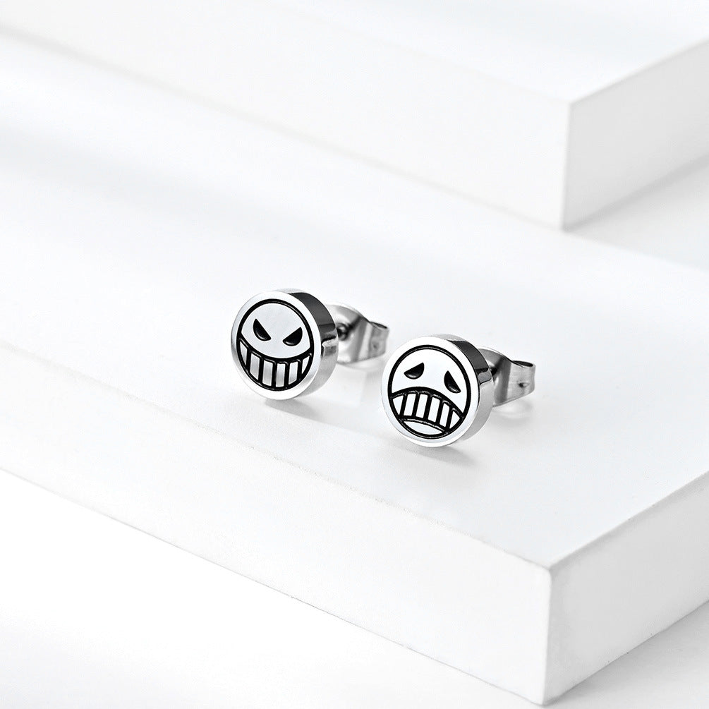 Crying Smiley Face Earrings GiftBB.com