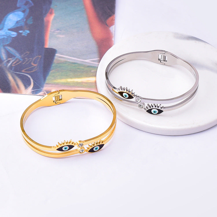 Evil Eye Diamond Bracelet GiftBB.com
