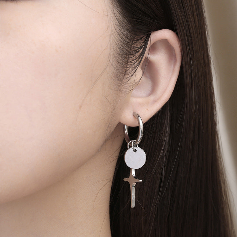 Four Pointed Star Earrings GiftBB.com