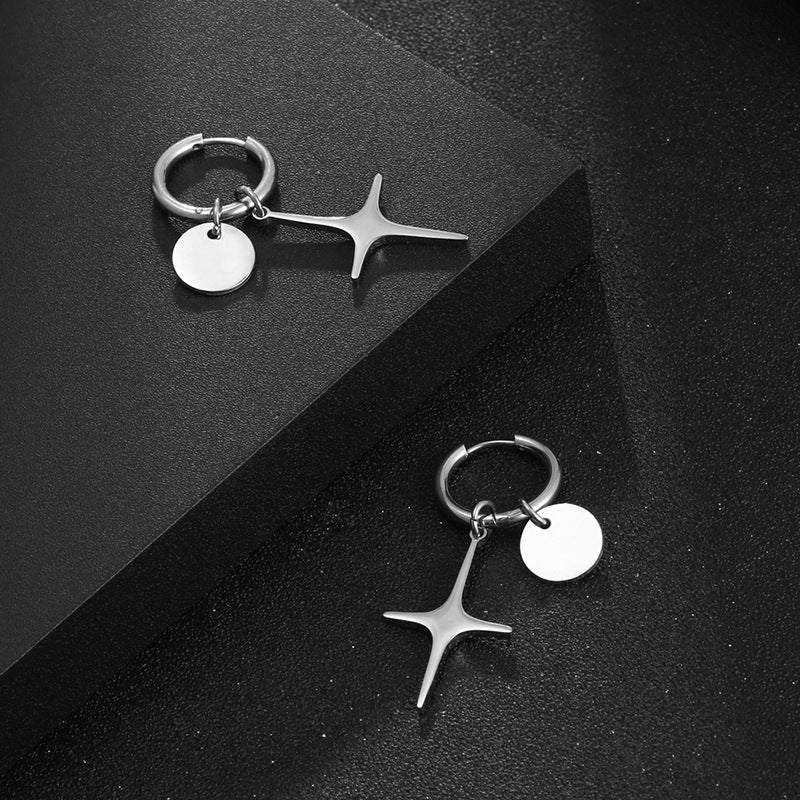 Four Pointed Star Earrings GiftBB.com
