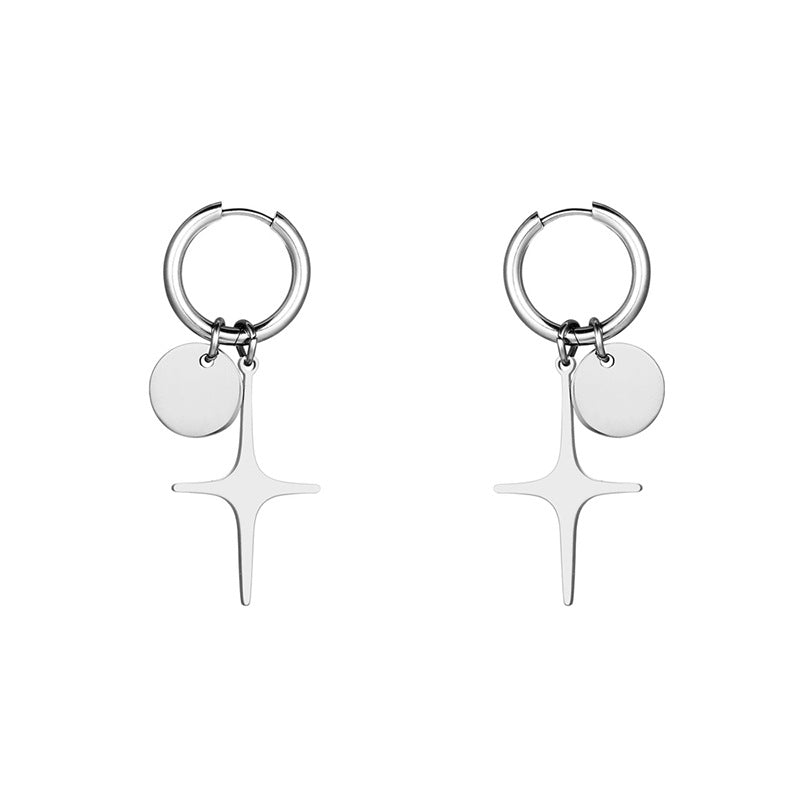 Four Pointed Star Earrings GiftBB.com