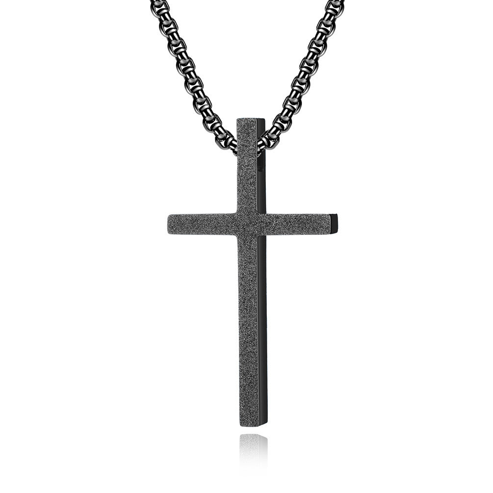 Frosted Cross Pendant GiftBB.com