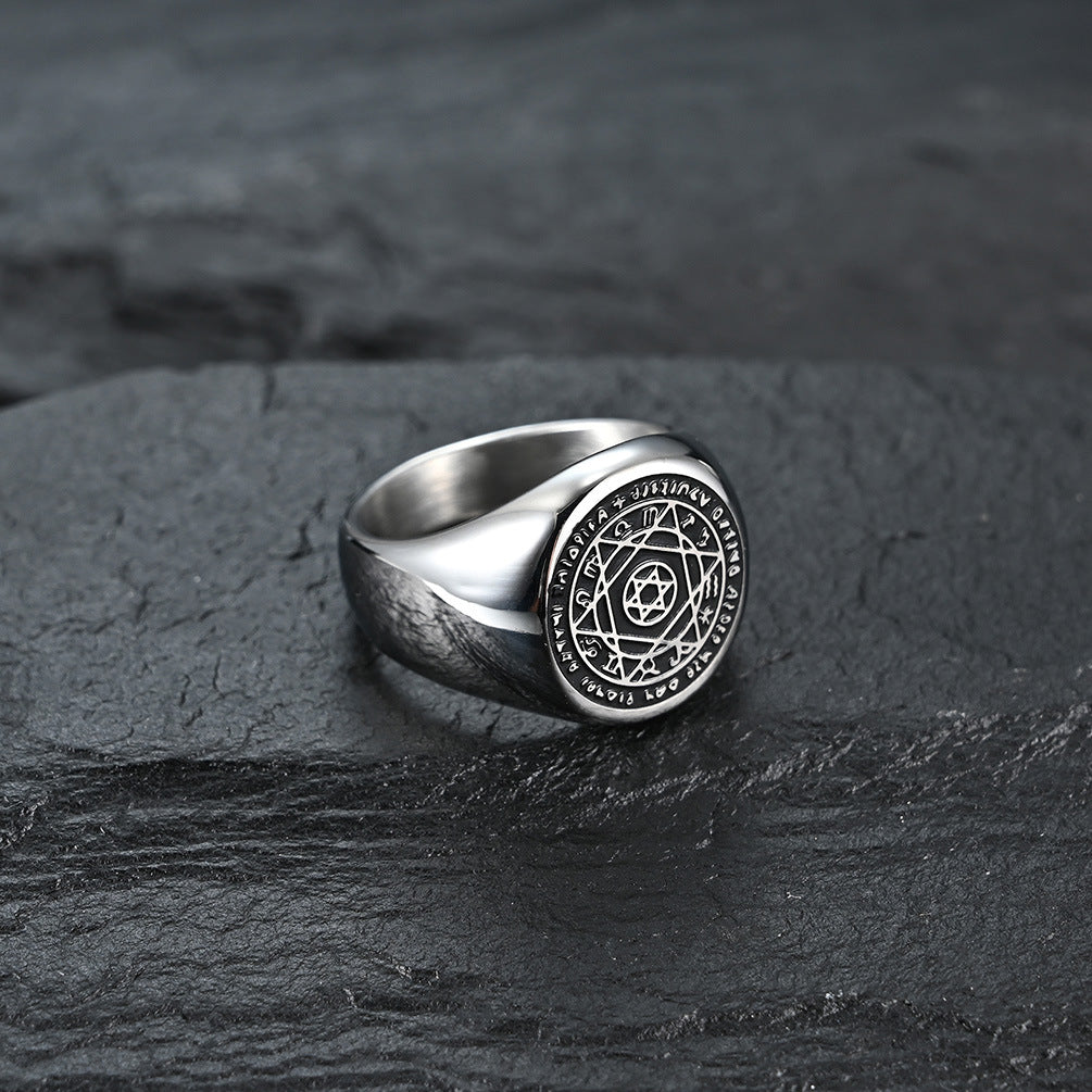 Hexagram Zodiac Guardian Ring GiftBB.com