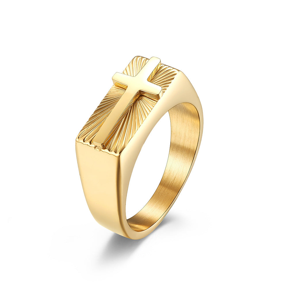 Holy Light Cross Ring GiftBB.com