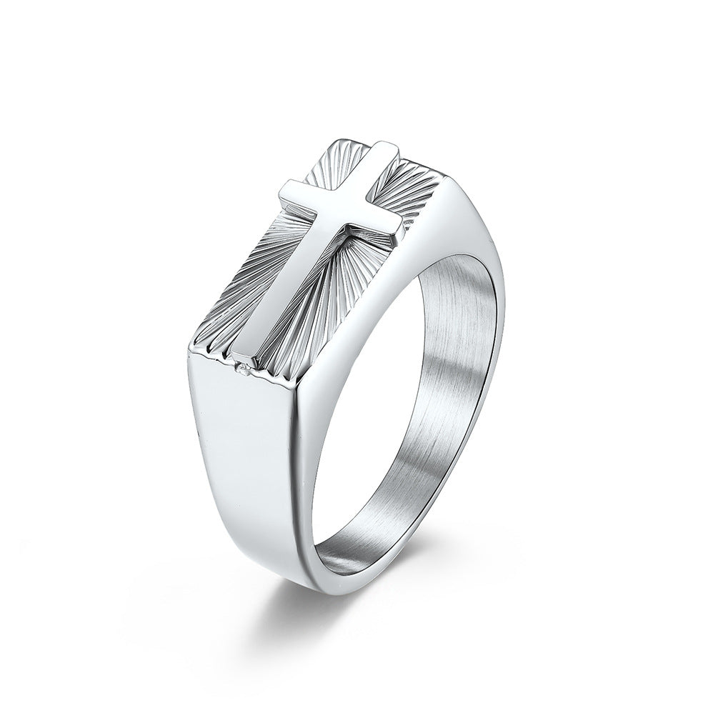 Holy Light Cross Ring GiftBB.com