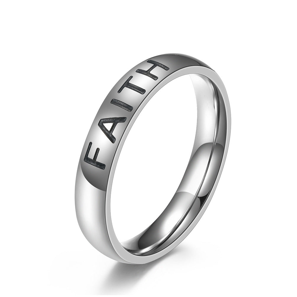 Love Hope Faith Simple Ring GiftBB.com