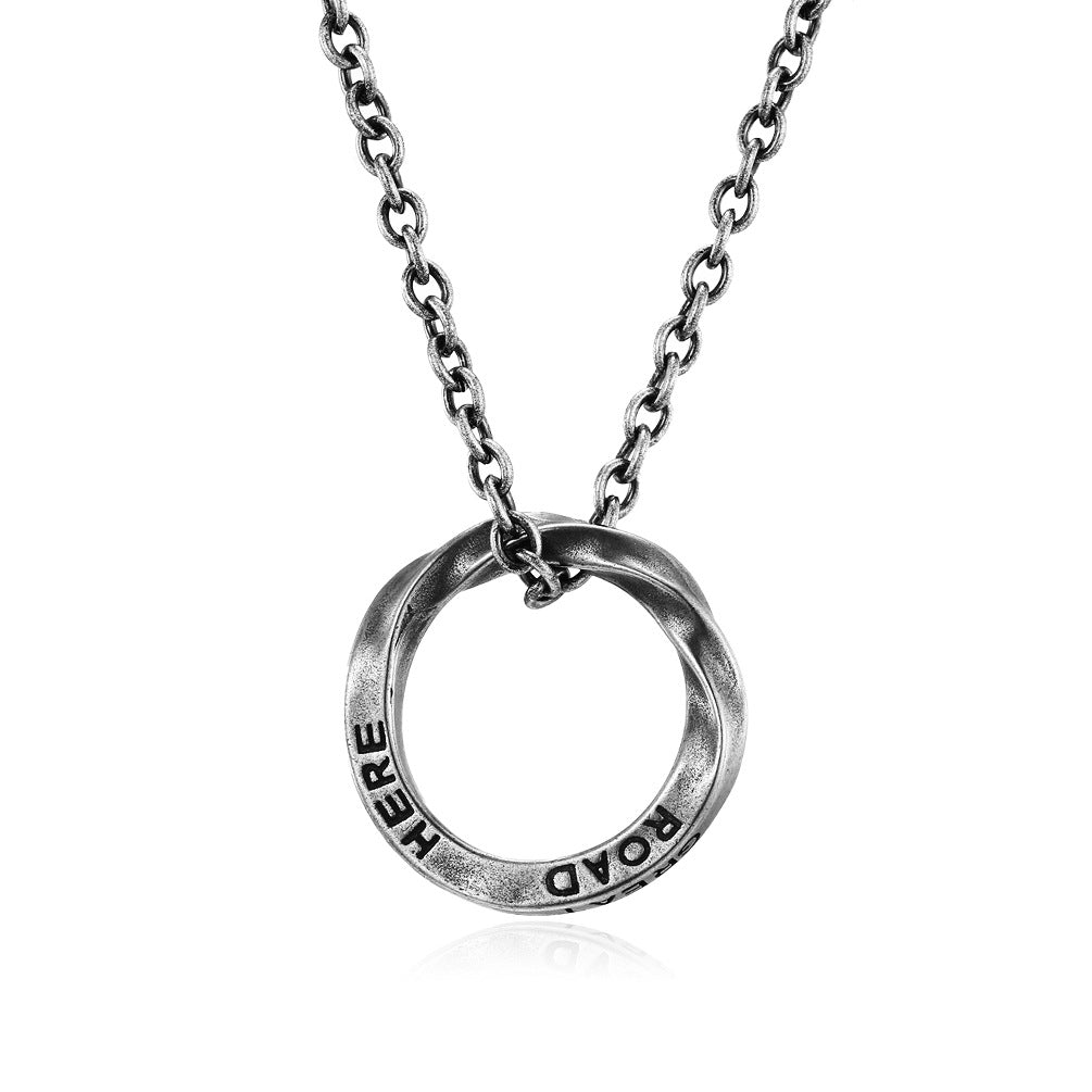 Mobiusband Geometric Necklace GiftBB.com