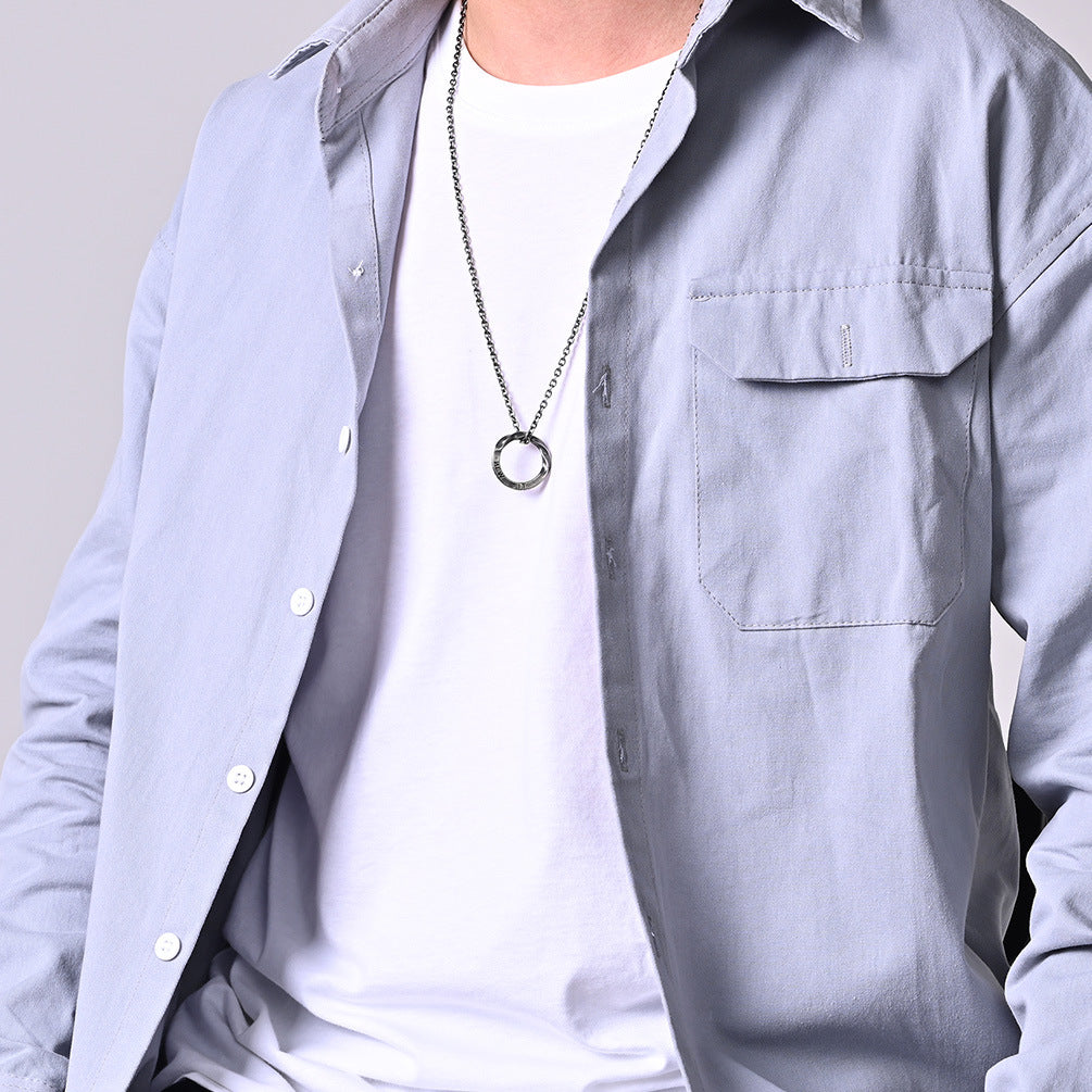 Mobiusband Geometric Necklace GiftBB.com