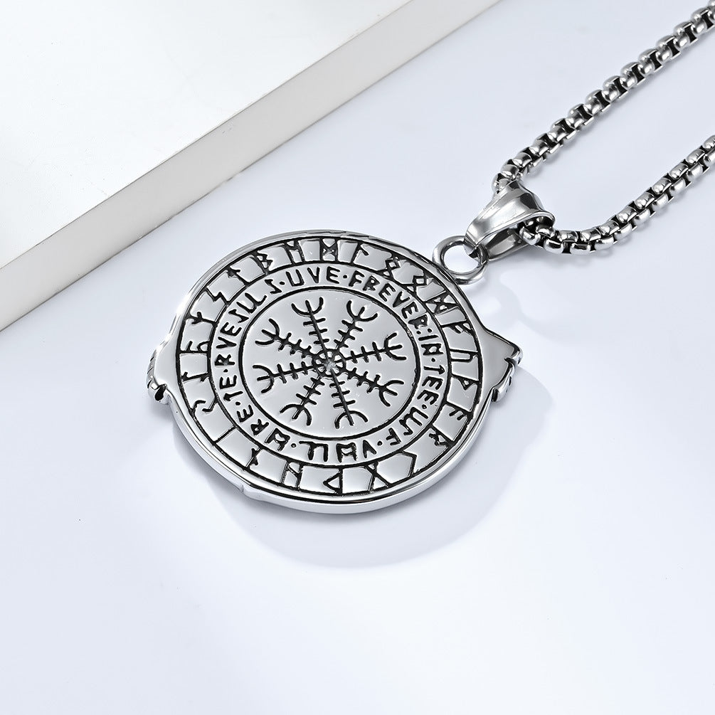 Nordic Viking Raven Necklace GiftBB.com