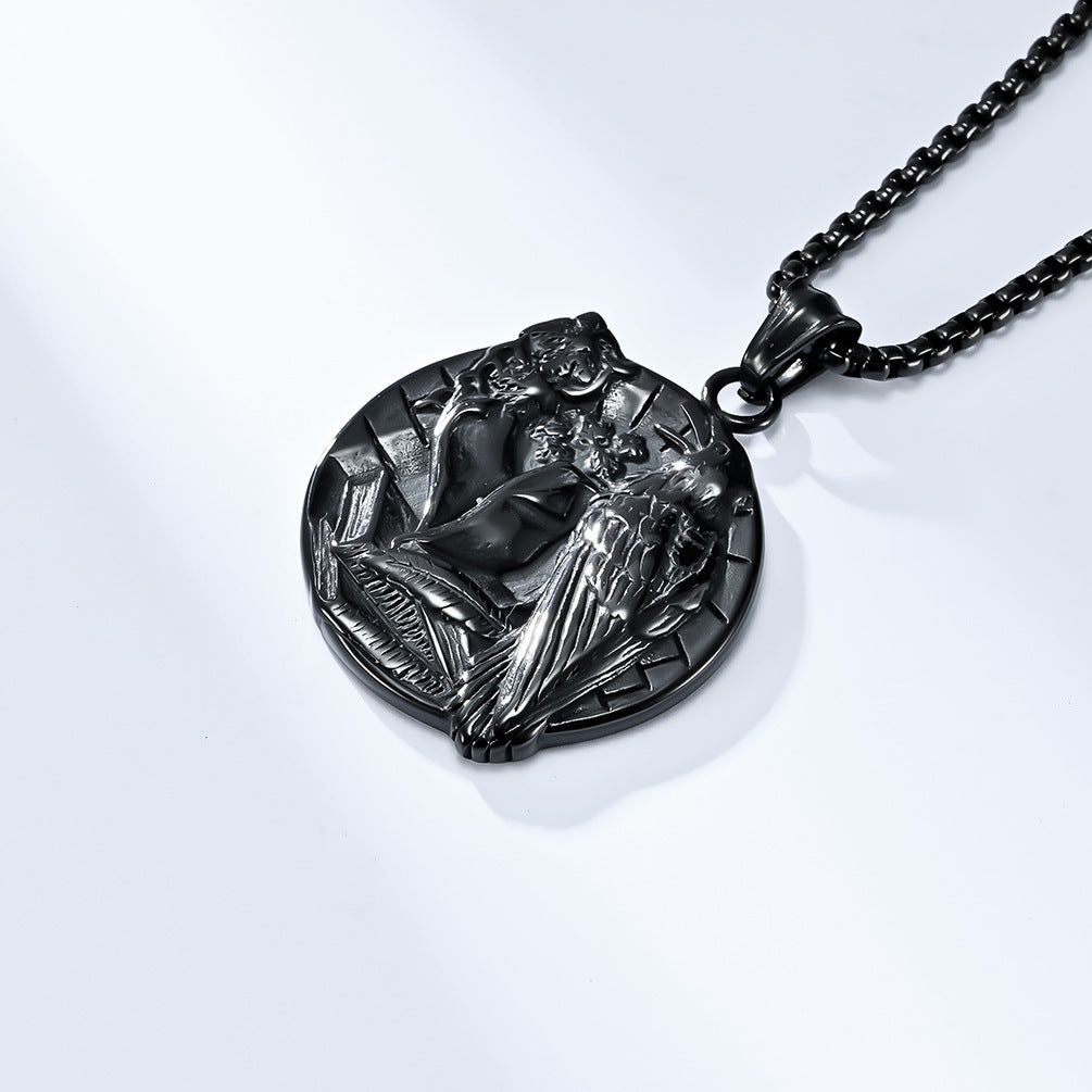 Nordic Viking Raven Necklace GiftBB.com