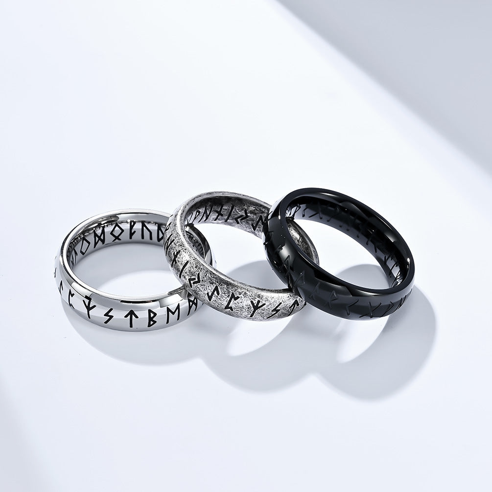 Nordic Viking Rune Ring GiftBB.com