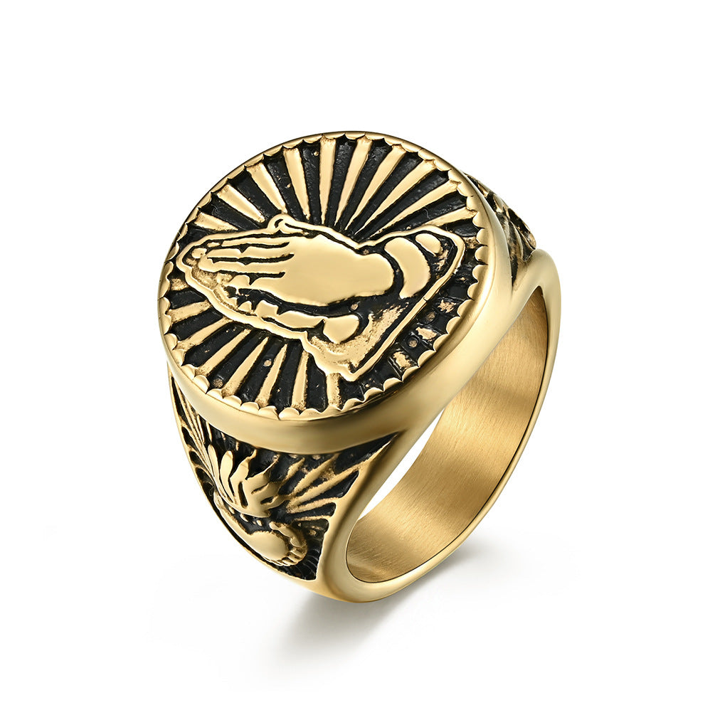 Praying Hands Ring GiftBB.com