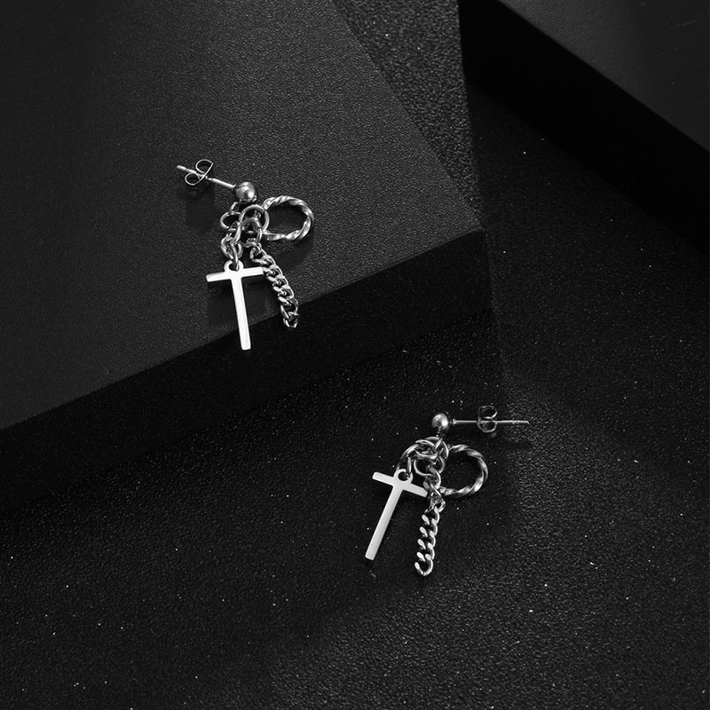 Punk Cross Earrings GiftBB.com