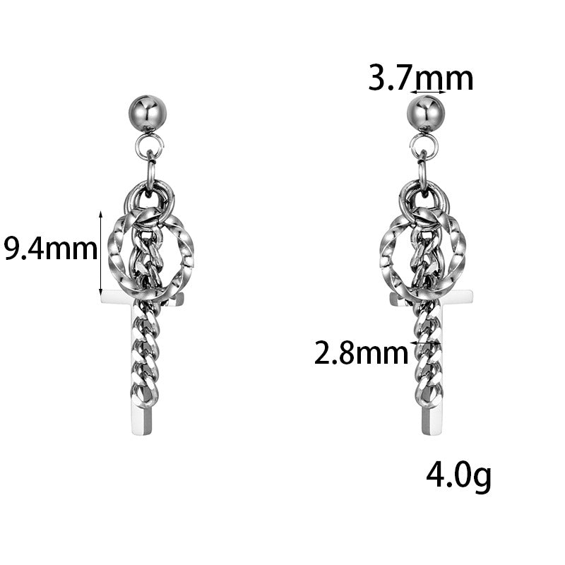 Punk Cross Earrings GiftBB.com