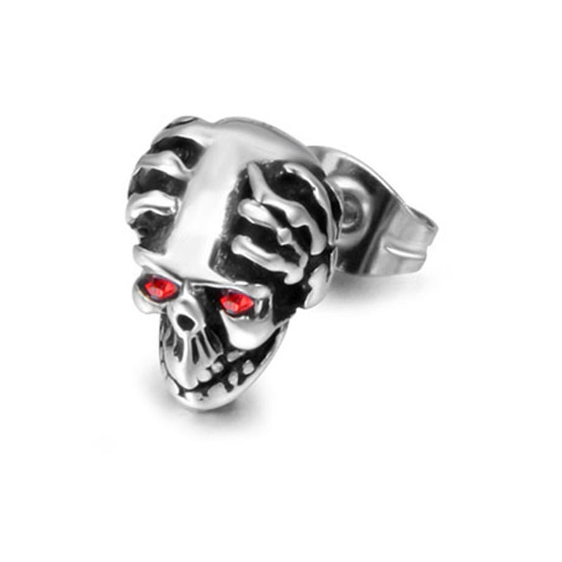Red Eye Skull Earrings GiftBB.com