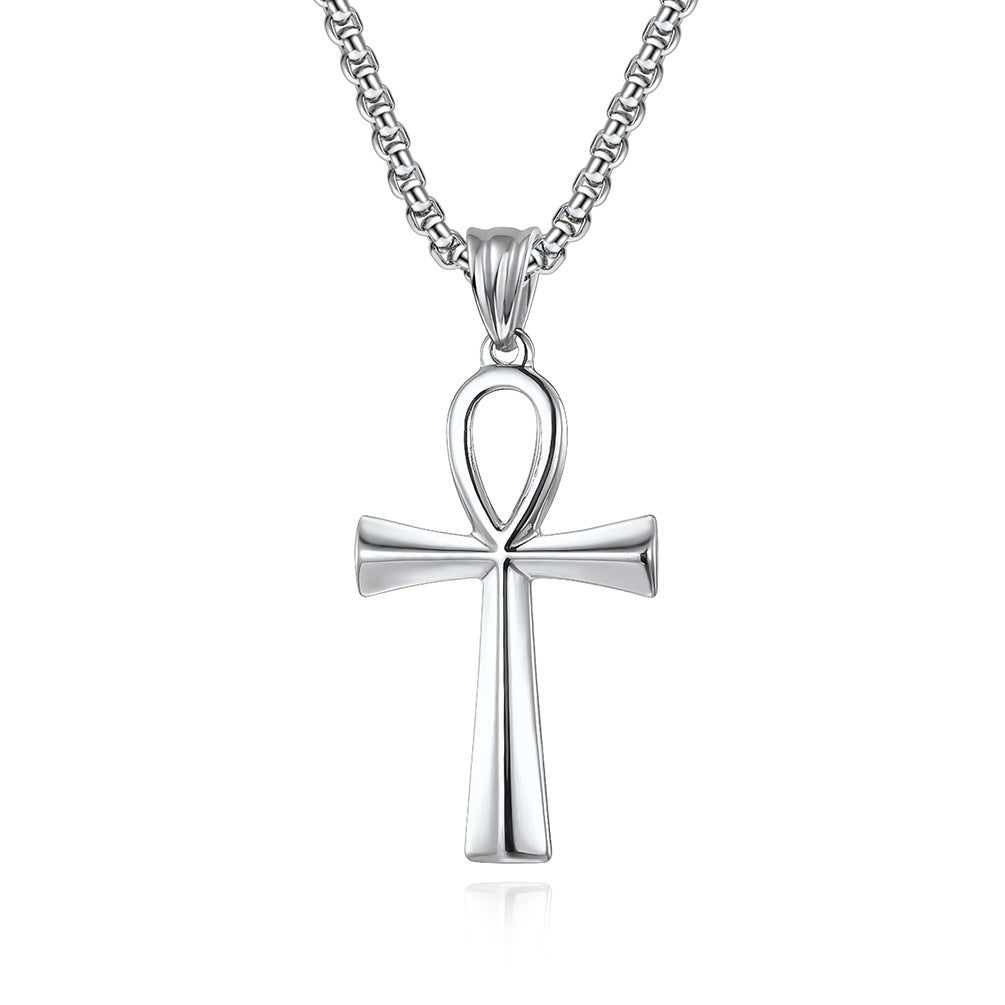 Simple Ankh Cross Pendant GiftBB.com