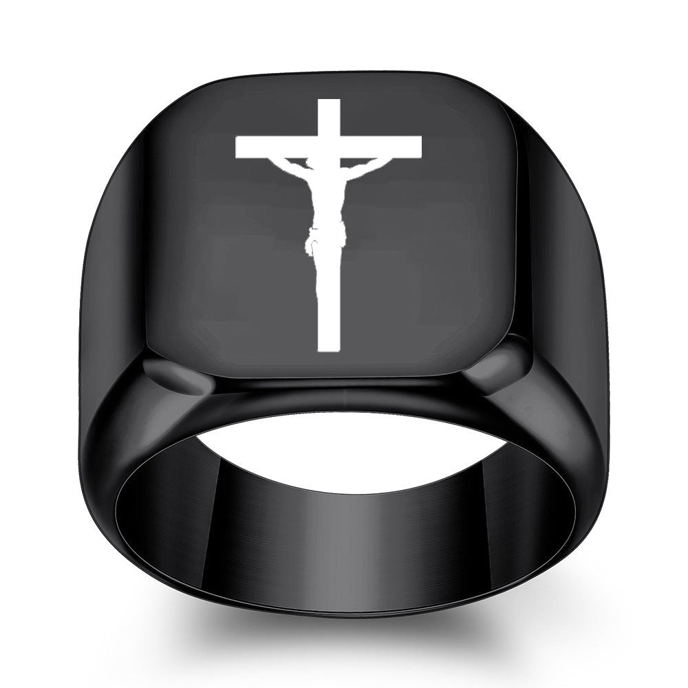 Simple Cross Ring GiftBB.com