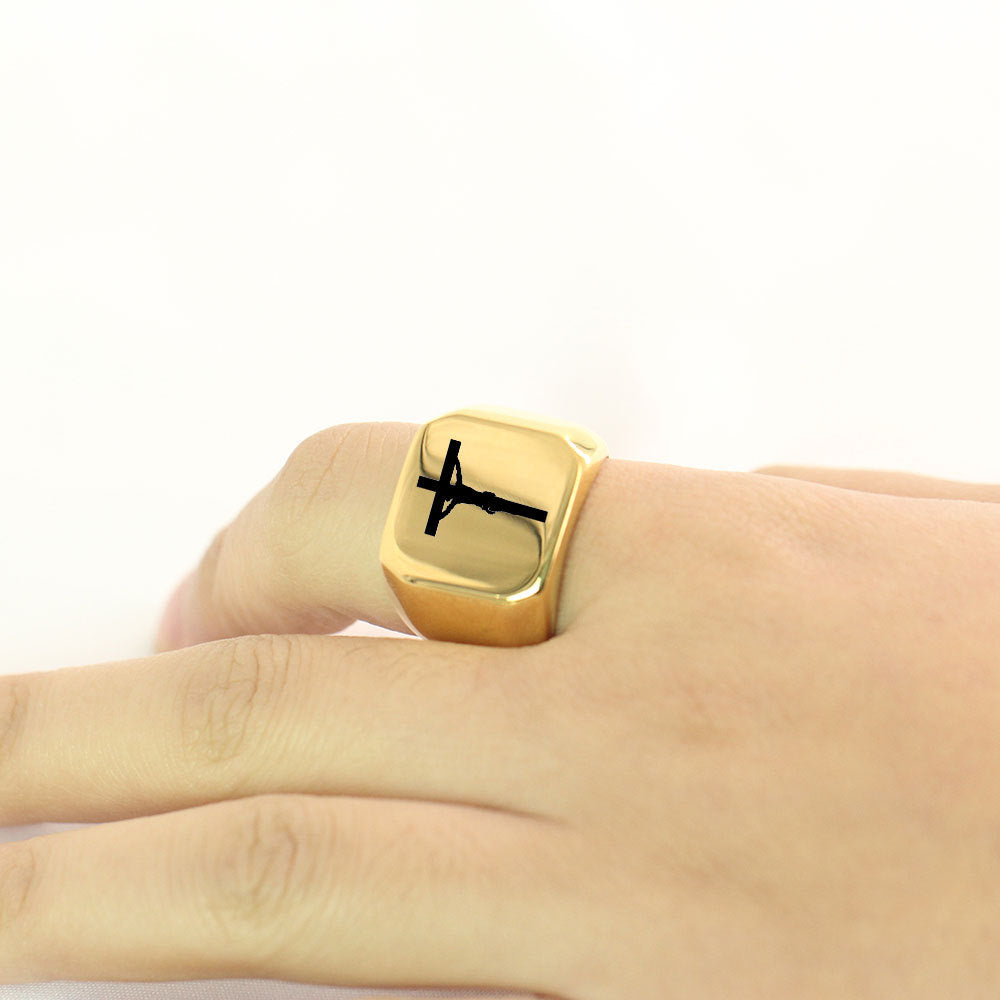 Simple Cross Ring GiftBB.com