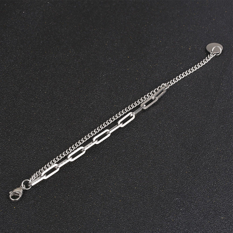Simple Double Layer Bracelet GiftBB.com