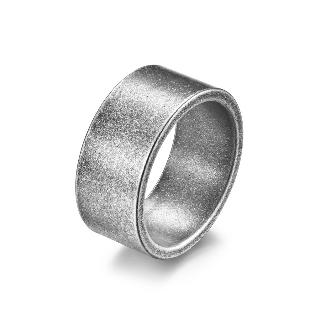 Simple Titanium Steel Ring GiftBB.com