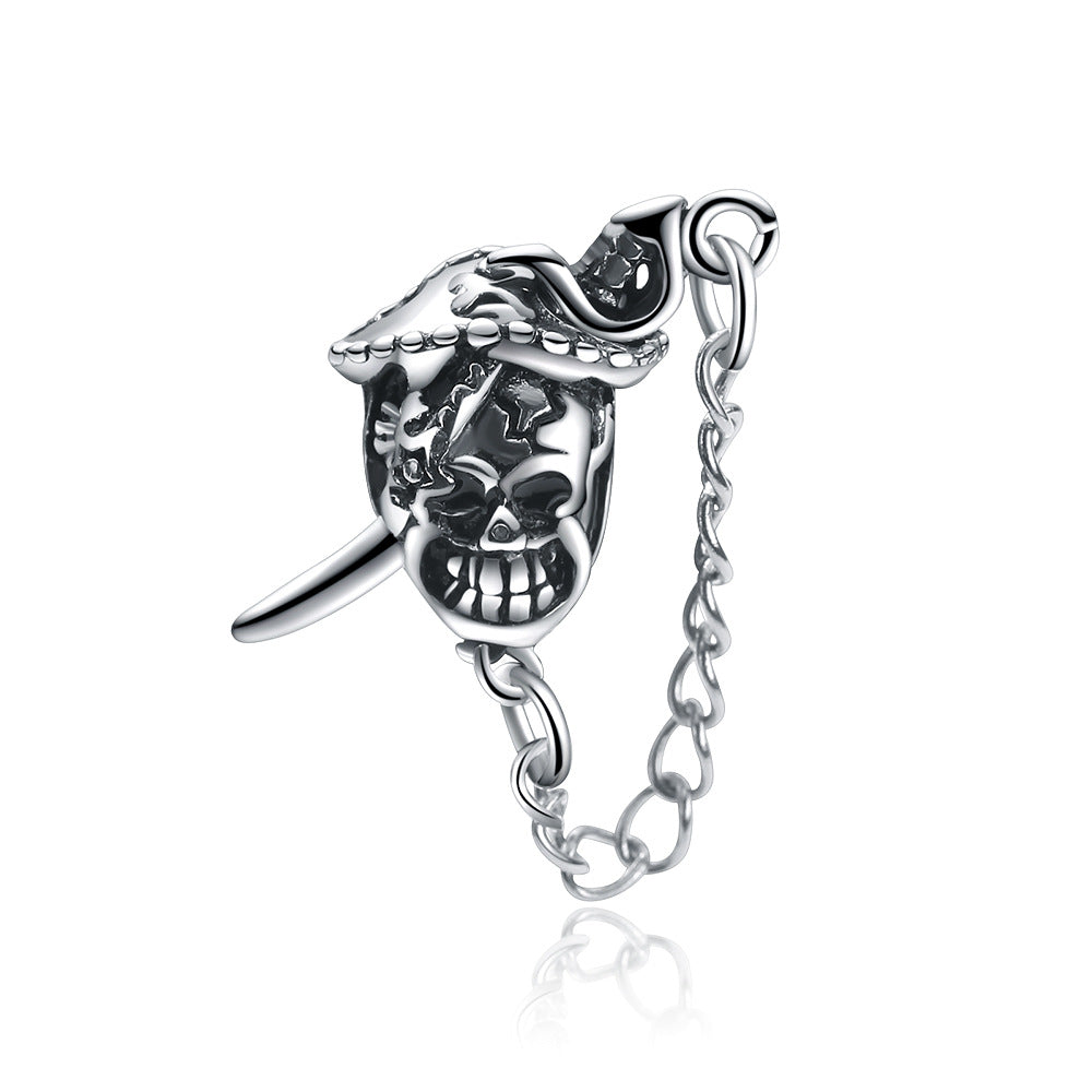 Skull Sword Chain Earrings GiftBB.com