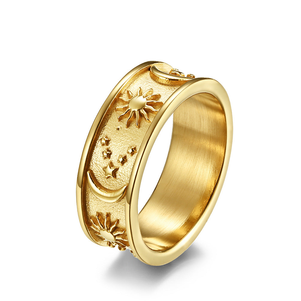 Sun Moon Stars Ring GiftBB.com