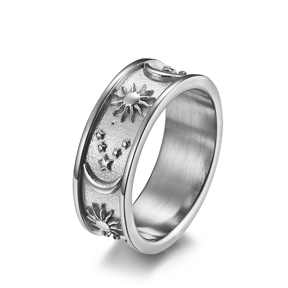 Sun Moon Stars Ring GiftBB.com