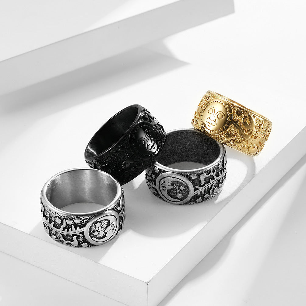 Sun Moon Stars Vine Ring GiftBB.com