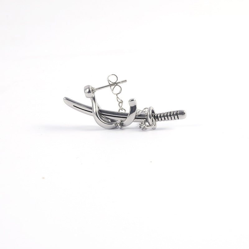 Sword Chain Earrings GiftBB.com
