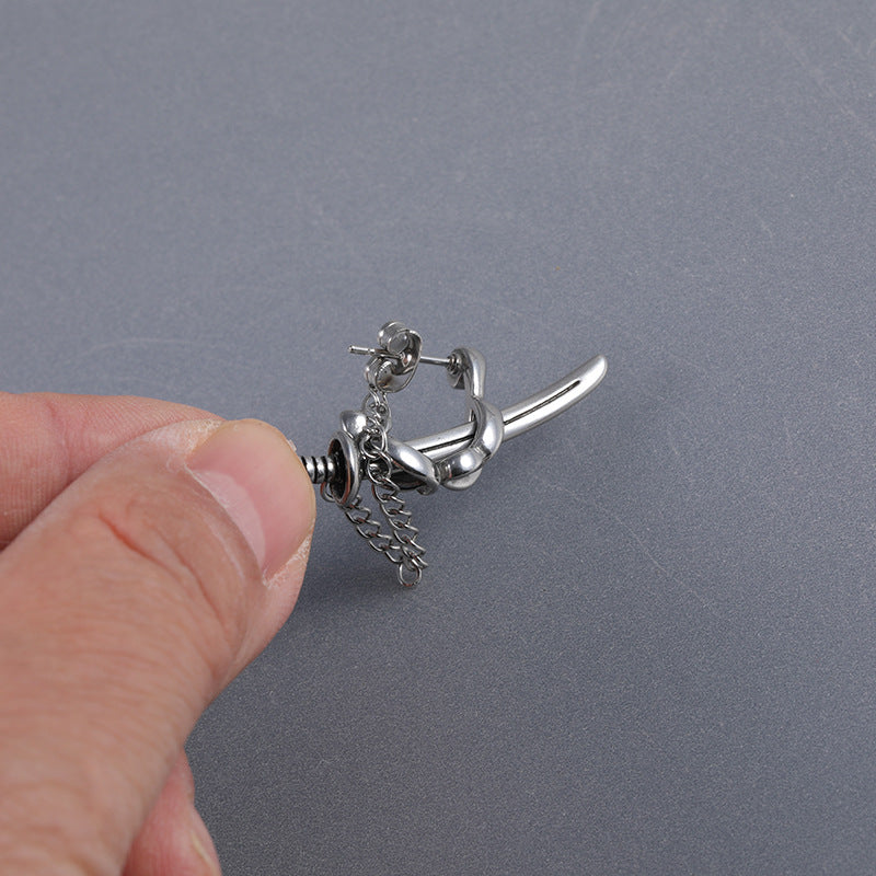 Sword Chain Earrings GiftBB.com